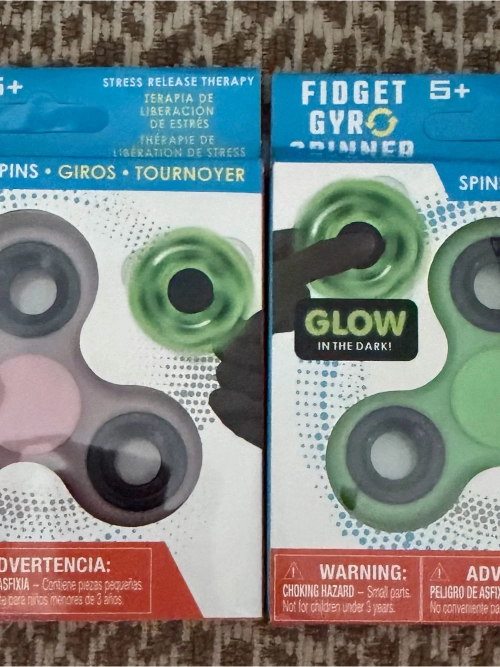 Spinners - Glow Green Kids Toy